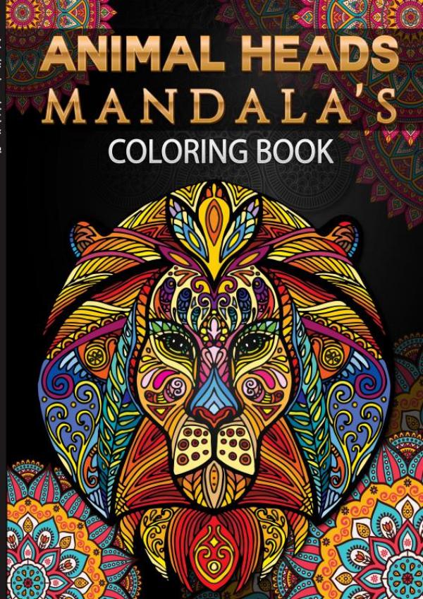 Animal Heads Mandala's - Mindfulness kleurboek