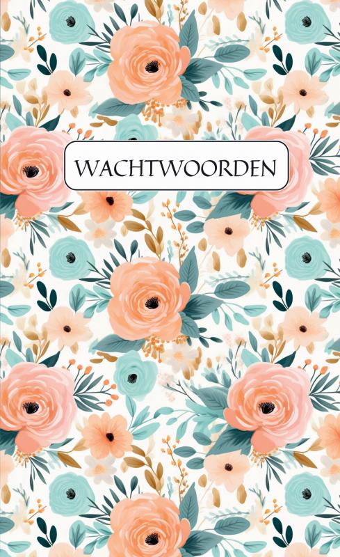 Wachtwoordenboekje met alfabet – Password Organizer - Wachtwoorden notitieboek: Wachtwoordenboekje - Wachtwoorden boekje - Wachtwoorden logboek