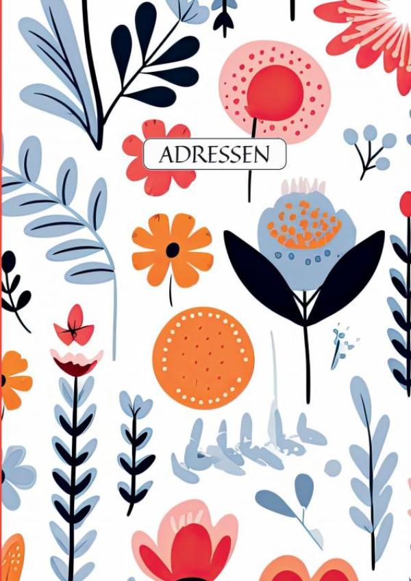 Adresboek groot / Adresboekje met Alfabet – Telefoonregister / Adressenboek: Adressenboekje met alfabet en Telefoonboekje met Alfabet a-z - Adresboek - Telefoonklapper