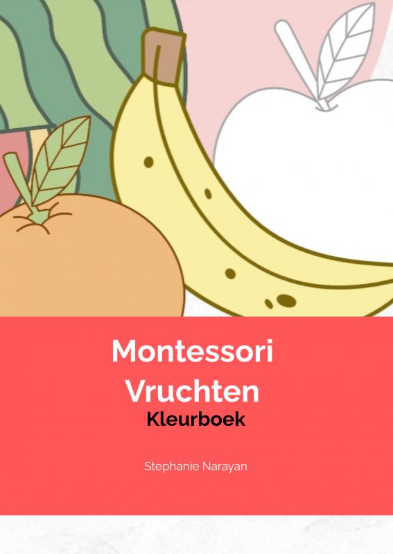 Montessori Vruchten Kleurboek - Kleurboek