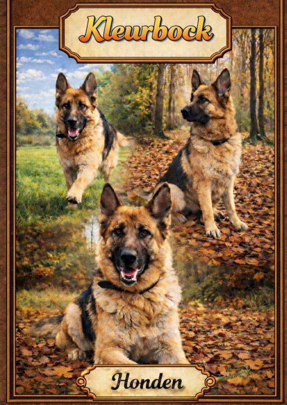 Kleurboek, Honden