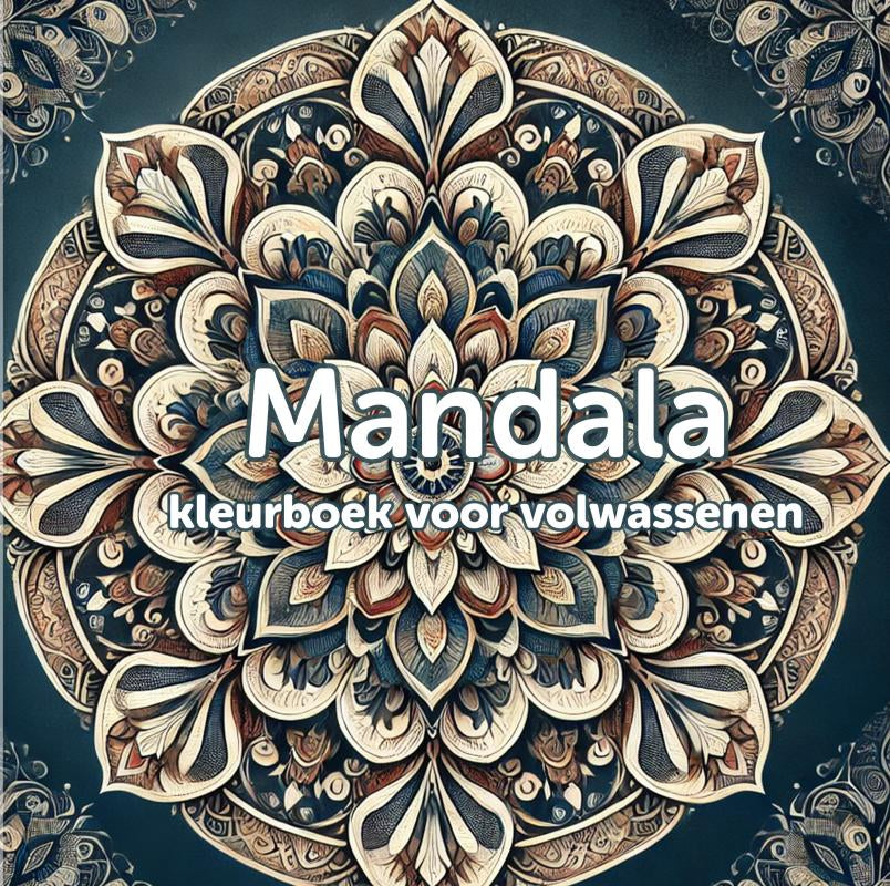 Mandala kleurboek voor volwassenen (hardcover) - 38 ontspannende ontwerpen - Kleurplaten voor volwassenen
