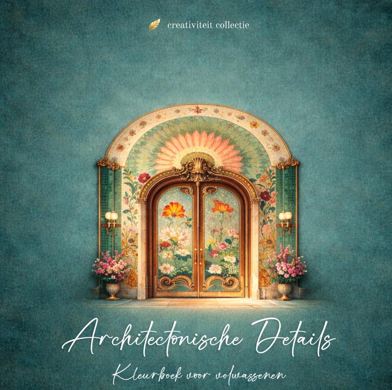 Architectonische Details kleurboek - Architectuur kleurboek voor volwassenen • Creativiteit collectie • Kleurmoment
