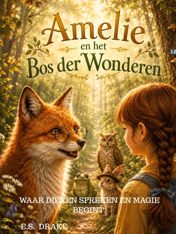 Amelie en het Bos der Wonderen - Waar dieren spreken en magie begint.