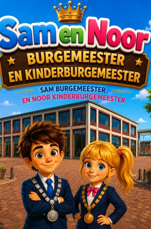 Sam en Noor Burgemeester: Burgemeester en de kinderburgemeester