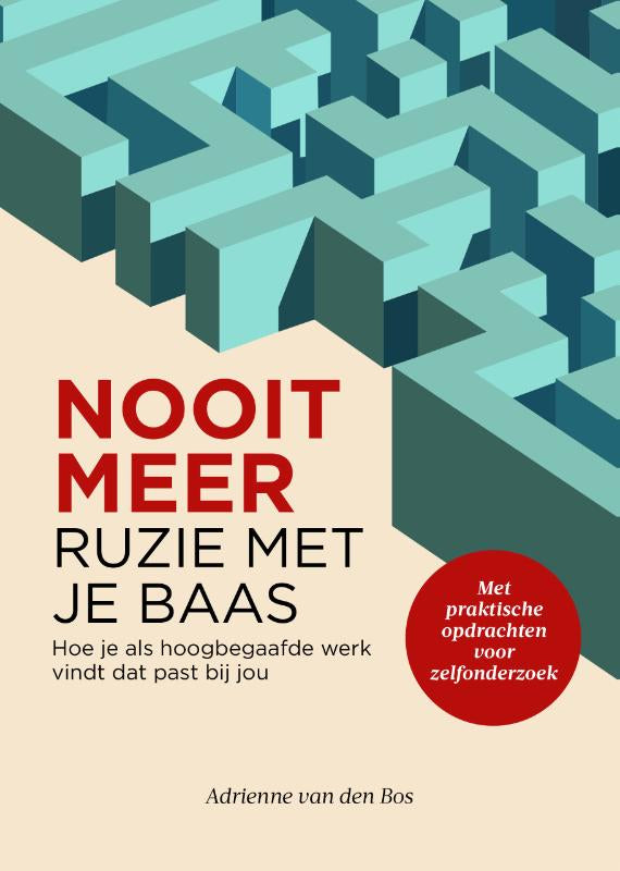 Nooit meer ruzie met je baas - Werkkeuzes rondom passend werk voor hoogbegaafden