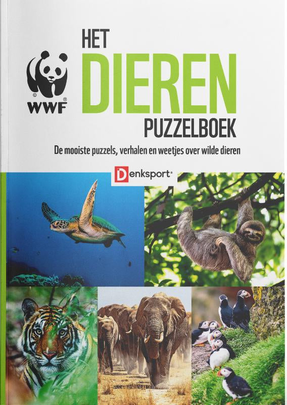 Het WWF dieren puzzelboek – ISBN 9789493361683