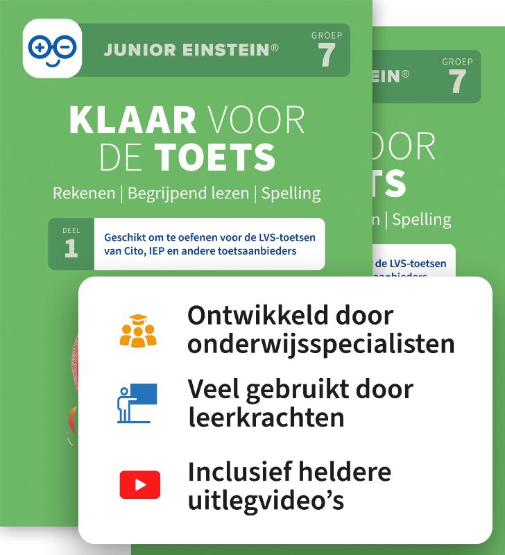 Klaar voor de toets - Groep 7 - SET | Rekenen | Begrijpend lezen | Spelling - Deel 1 en 2 - Geschikt om te oefenen voor de LVS-toetsen van Cito, Iep en andere toetsaanbieders