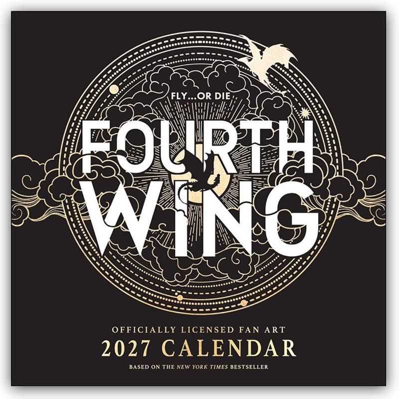 Fourth Wing Officially Licensed Fan Art 2027 Wall Calendar - Original Andrews McMeel-Kalender [Kalender]