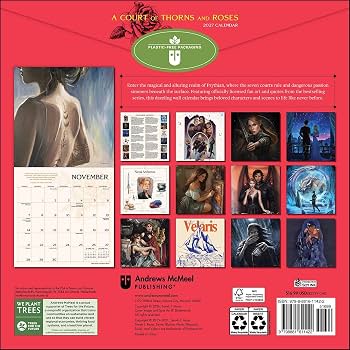 A Court of Thorns and Roses - Officially Licensed Fan Art 2027 Wall Calendar
