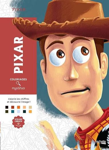 Coloriages Mystères Pixar - Kleur op nummer - Pixar