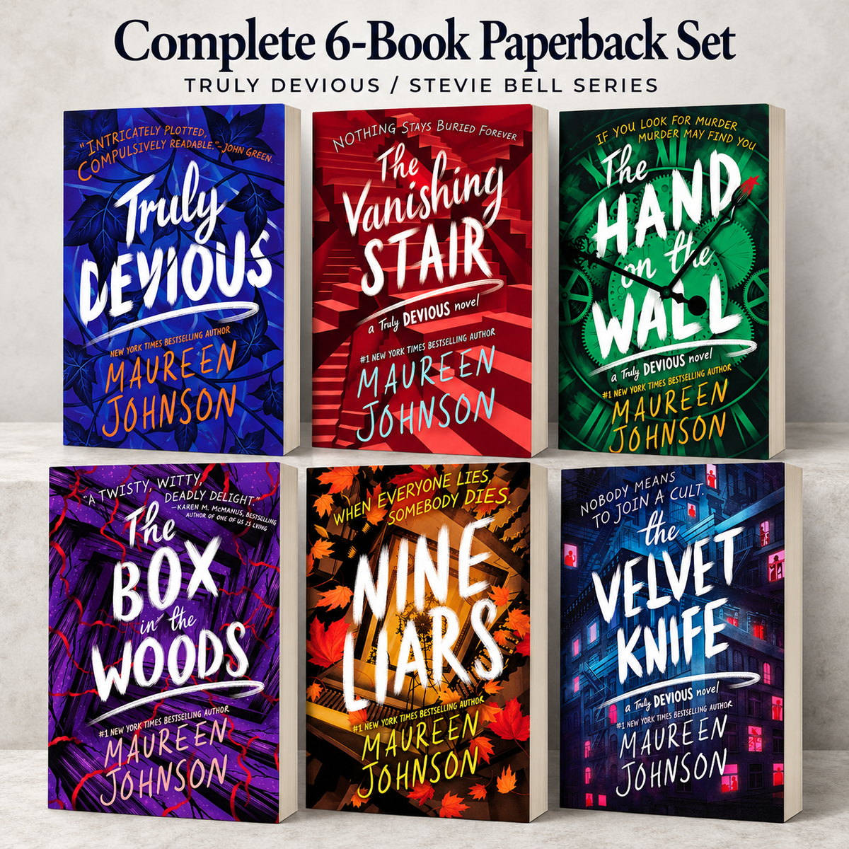 Truly Devious – Complete serie (6 paperbacks) | Maureen Johnson