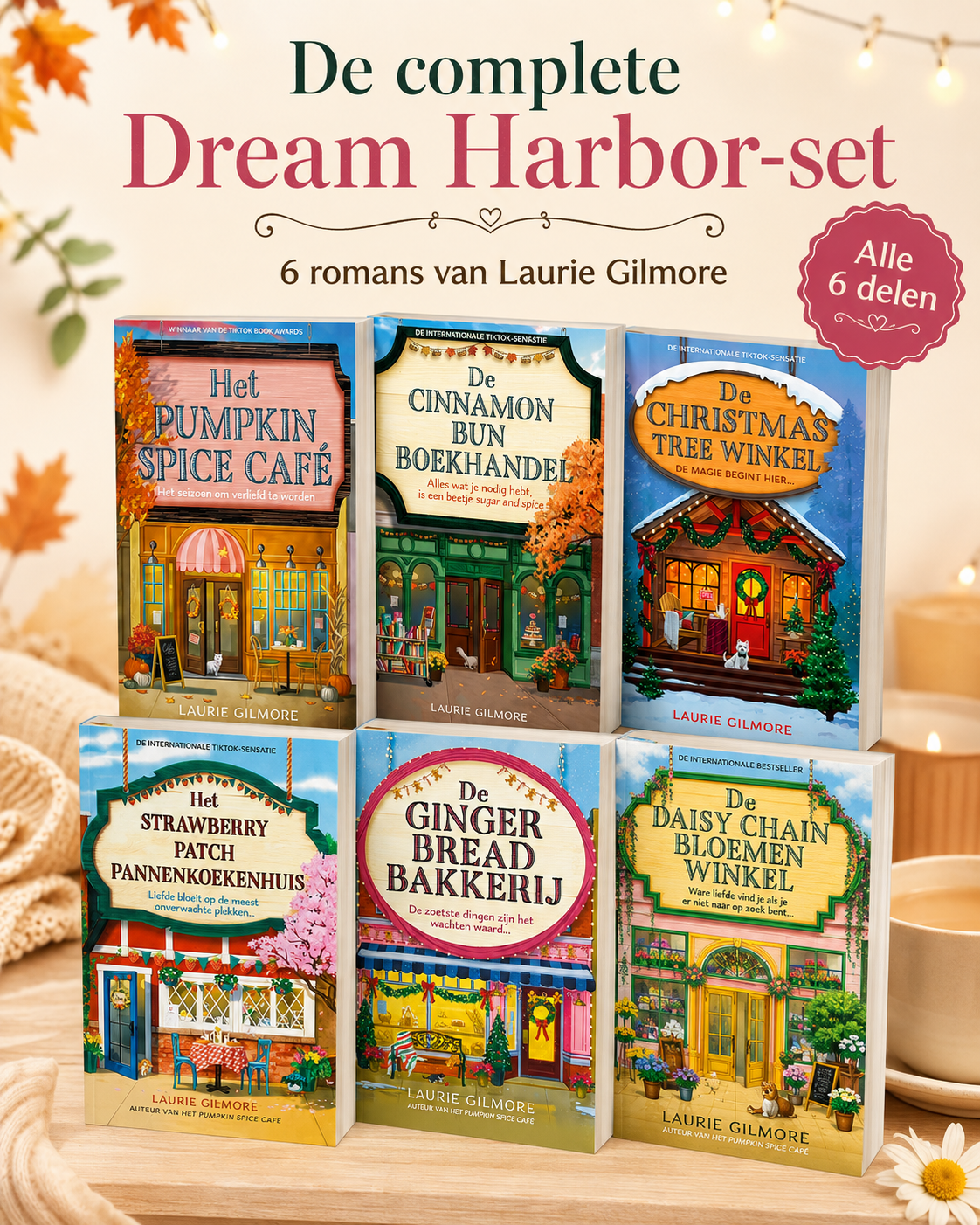 Laurie Gilmore Dream Harbor Complete Set – Alle 6 Nederlandse delen