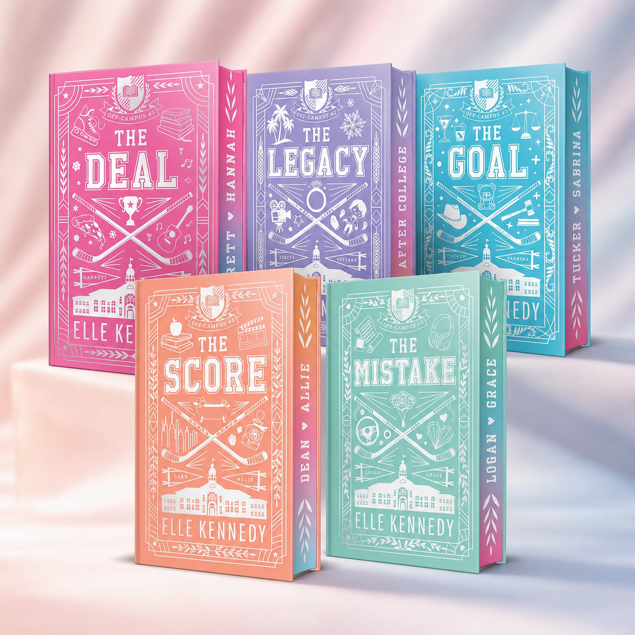 Off-Campus Collector’s Edition – Complete 5-Book Hardcover Set | Elle Kennedy