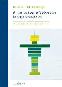 Minimalistische moderne boekcover van a conceptual introduction to psychoanalysis voor een introduction to psychometrics van koninklijke boom uitgevers