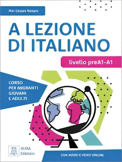 Vibrant meertalig boek A lezione di italiano PreA1/A1 voor beginners