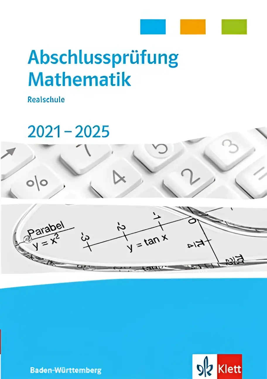 Blauw trainingsbuch klasse 10 für abschlussprüfung mathematik 2021 2025 mit weißem taschenrechner cover