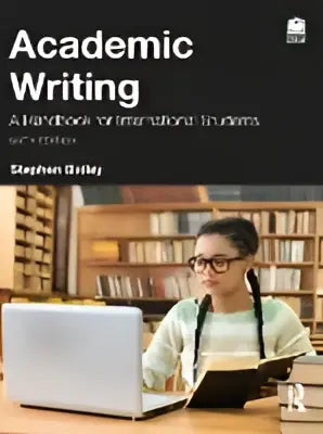 Academic writing a handbook for international students is a hardcover academic writing handbook with black text on white pages