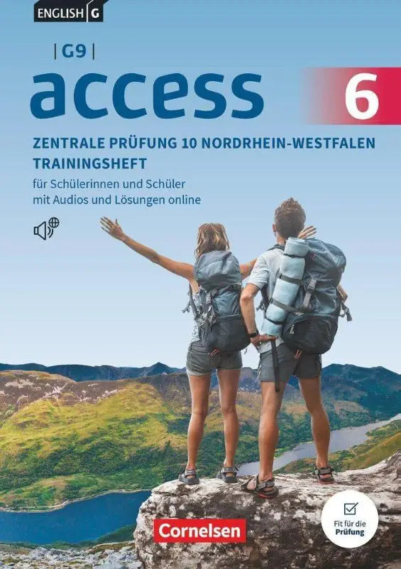 Cover van het access band 6 trainingsheft mit audios voor engels taalonderwijs in nordrhein-westfalen van cornelsen