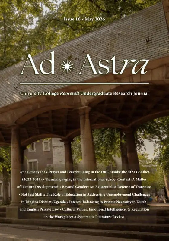 Ad Astra - University College Roosevelt Undergraduate Research Journal