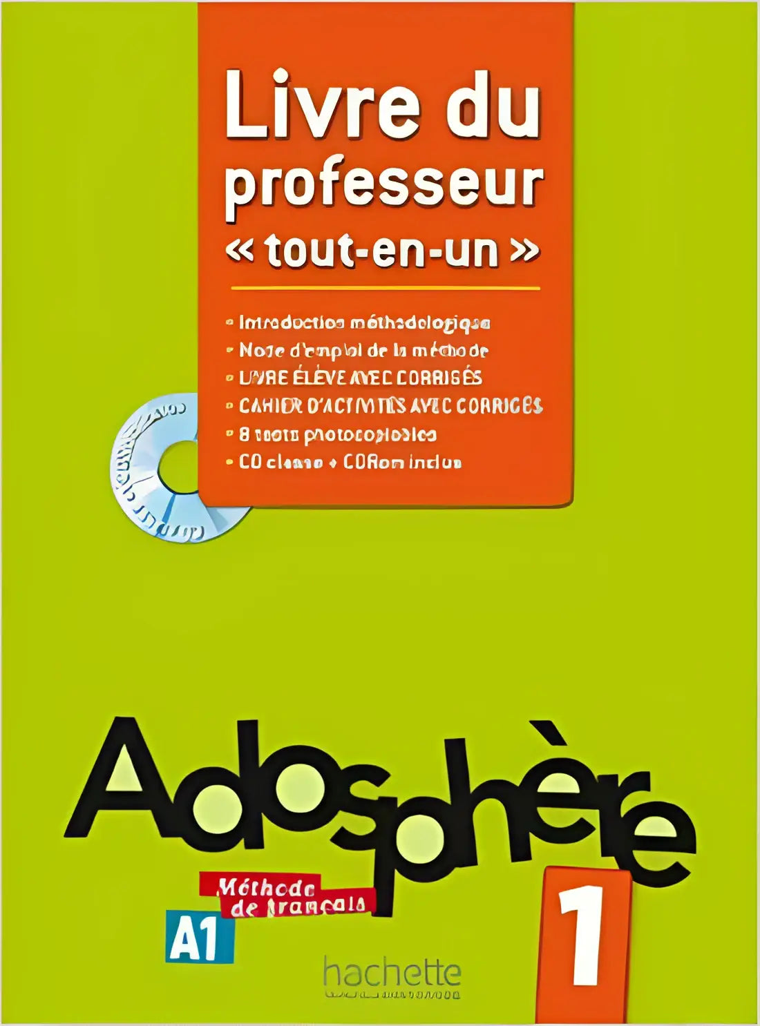 Adosphère 1 livre du professeur + cd-rom - adosphère 1 livre du professeur + cd-rom - boek