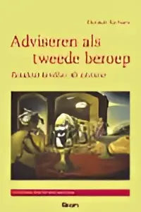 Promotieadvertentie van het boek adviseren als tweede beroep door hannah nathans met coverillustratie van koninklijke boom uitgevers