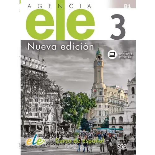 Agencia ele nueva edición 3 libro de ejercicios + lic dig - boek met licentie