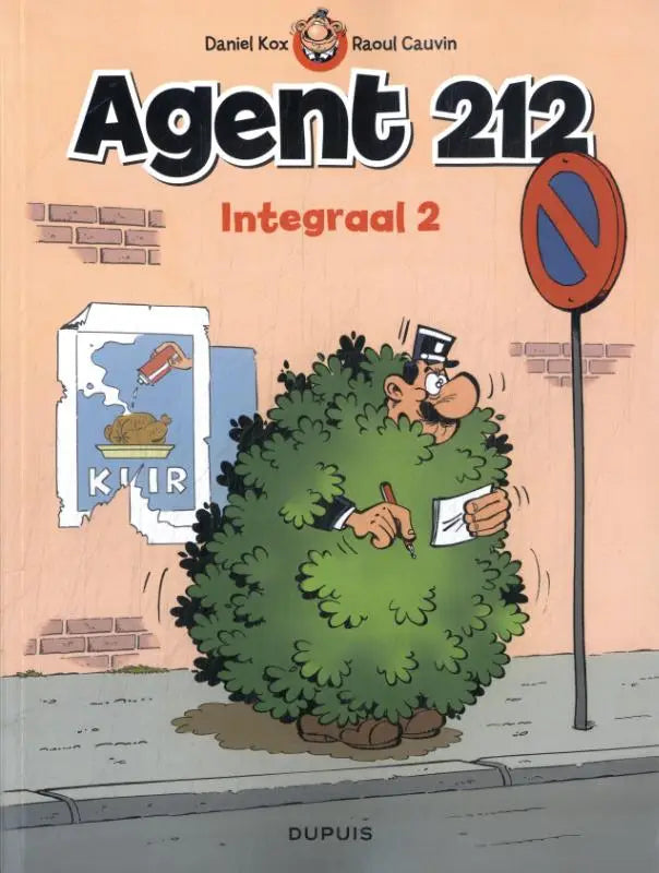 De cover van de comic strip album agent 212 integraal 2 door raoul cauvin en daniel kox uitgegeven door dupuis