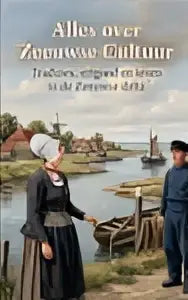 Een rij lichtbeige keramische beeldjes met gestileerde menselijke vormen als illustratie voor zeeuwse cultuur in de zeeuwse delta