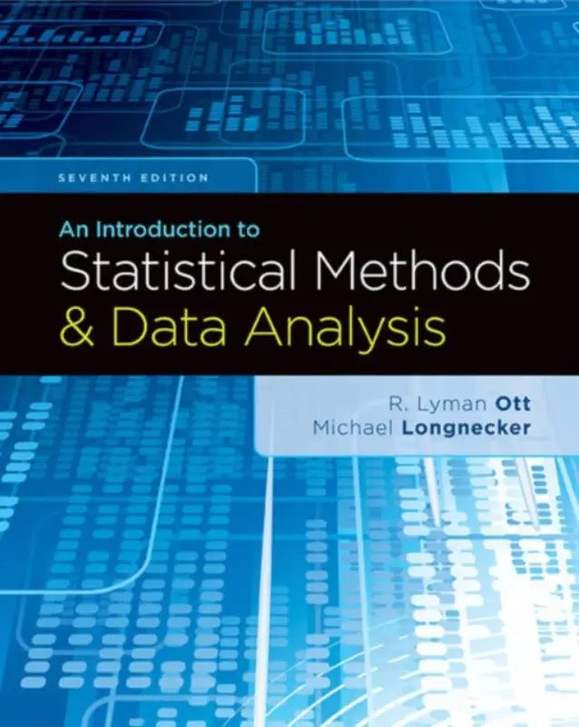 De zevende editie van an introduction to statistical methods en data analysis door r biedt een complete inleiding tot statistische methoden