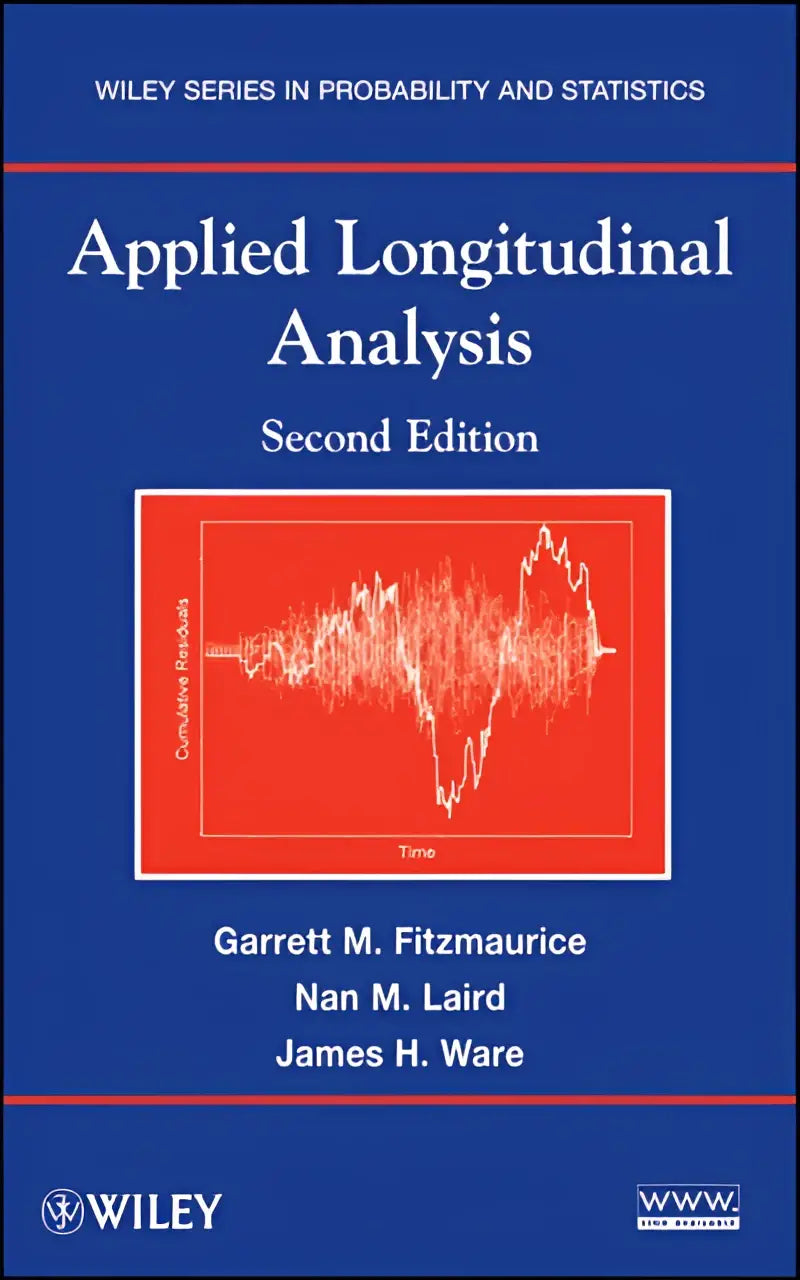 Blauw hardcover boek applied longitudinal analysis tweede editie door garrett m over methoden voor longitudinal data