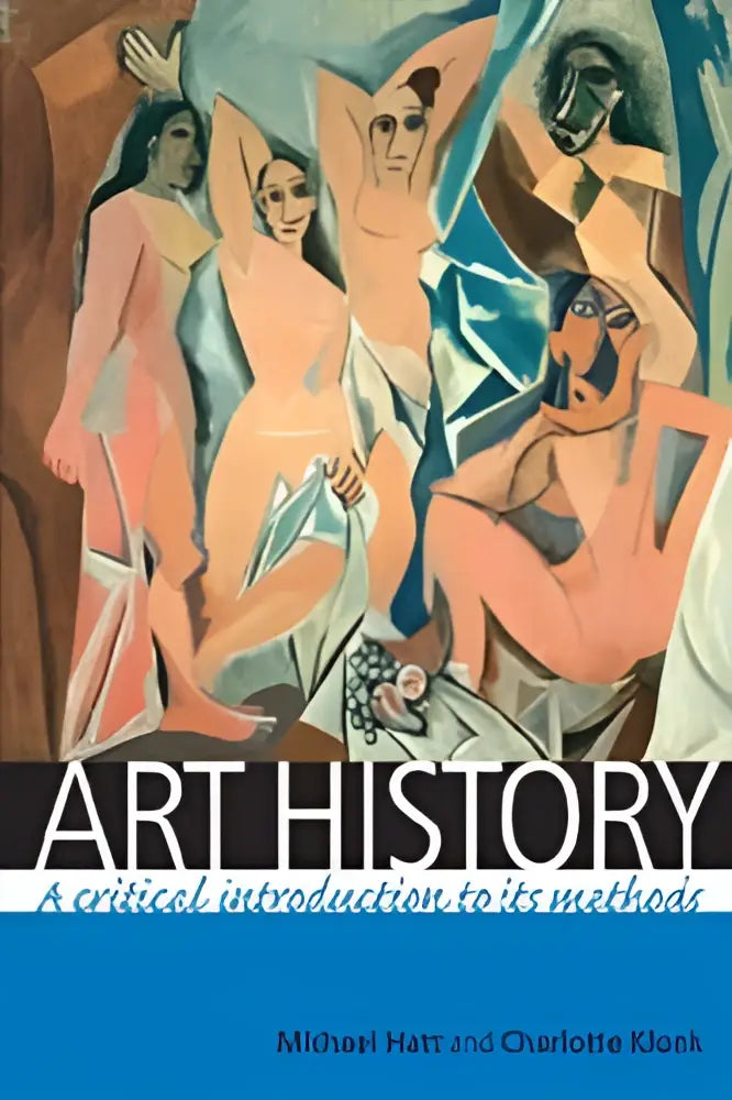 De cover van het boek art history een critical introduction to its methods toont een abstract schilderij met warme en koele tinten