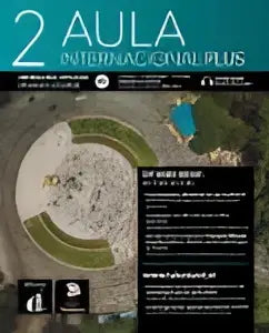 De achterkant van aula internacional plus 2 libro del alumno toont een gedetailleerde cirkelkaart van de aula internacional plus locatie