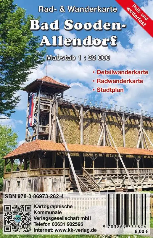 Bad Sooden-Allendorf - Rad- und Wanderkarte mit Stadtplan (Reiß- und wetterfest)