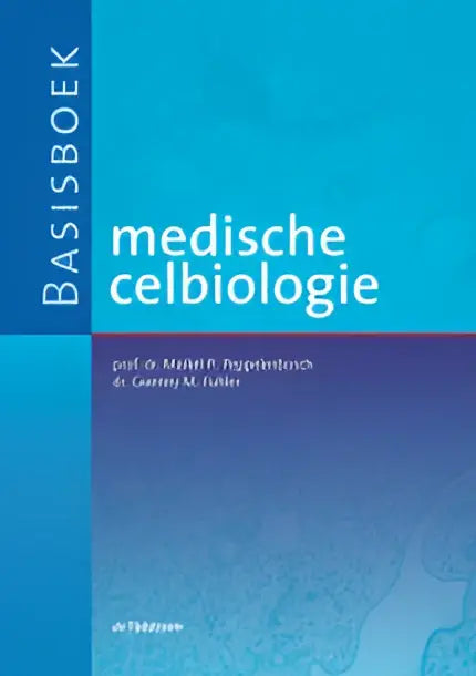 Basisboek medische celbiologie 1e druk blauwpaars celbiologieleerboek