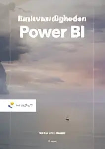 Basisvaardigheden power bi dashboard interface met een wolkenlucht achtergrond voor data-analyse en visualisatie