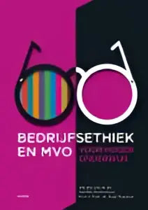 De cover van het boek bedrijfsethiek en mvo voor hoger onderwijs door uitgeverij damon vof toont het woord good in wit op een roze zwarte achtergrond