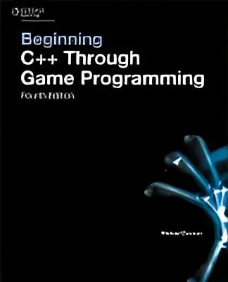 Zwarte boek genaamd beginning c++ through game programming vierde editie van robert nystrom voor programmeerliefhebbers