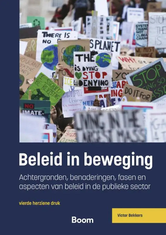 Boekcover Beleid in beweging 4e druk door Victor Bekkers Boom