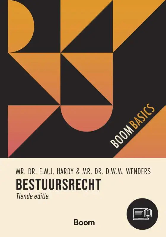 De cover van het boek boom basics bestuursrecht door mr. in het product bestuursrecht