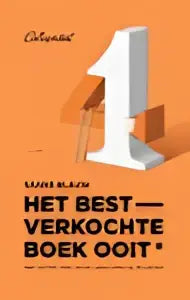De cover van het bestverkochte boek ooit door sander sluyter met een oranje achtergrond en witte en zwarte tekst