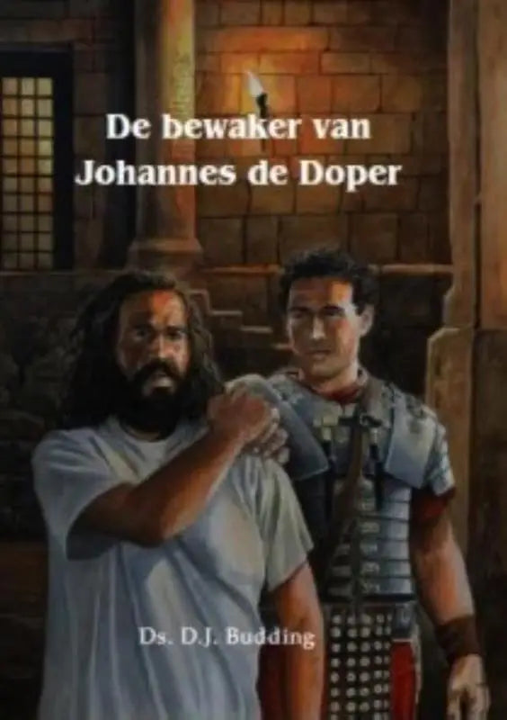 De bewaker van johannes de doper boek met historische verhalen en illustratie van twee mannen in historische kleding