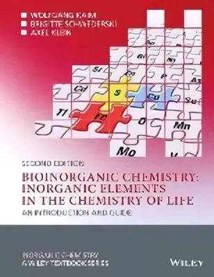 De cover van het boek bioorganic chemistry door aviva t met focus op bioinorganic chemistry en inorganic elements in the field