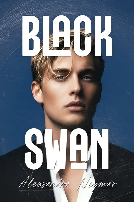 Boekcover black swan top secret n° 3 met man blond haar donkere pak tegen blauwe achtergrond