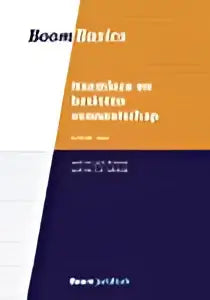 Donkerblauwe rechthoekige productverpakking van boom basics naamloze met witte tekst en merknaam boombox bovenaan