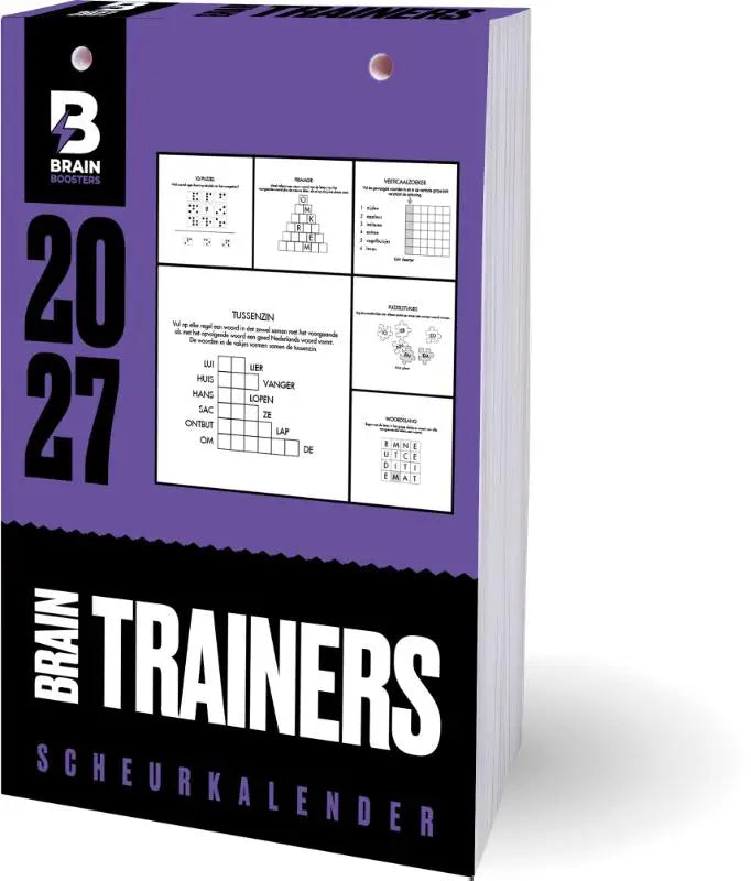 Brainbooster Braintrainers scheurkalender - 2027 - Geef je brein een boost!
