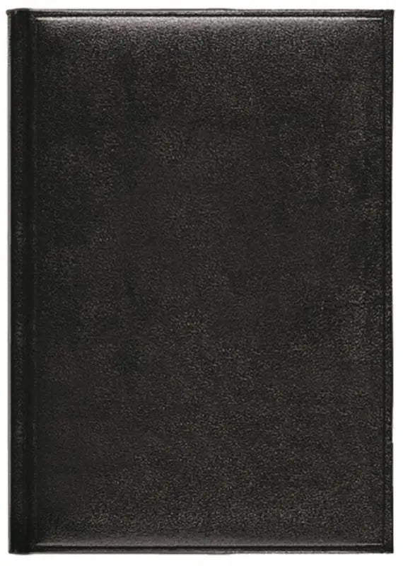 Buchkalender Concept Balaton schwarz 2027 - Terminplaner mit Wochenkalendarium. Din A5 Terminkalender je Wochentag eine Seite. Extra Platz für Notizen.