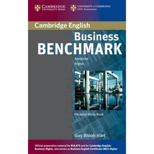 Business benchmark - advanced - bec and bulats personal study boek - business benchmark - advanced - bec and bulats