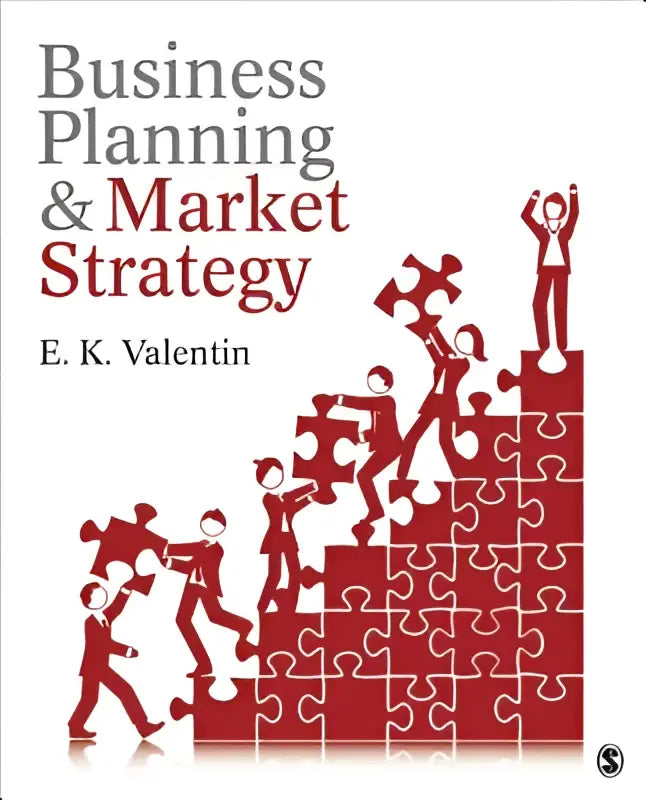 De boekcover toont business planning and market strategy door e met focus op planning and market en market strategy