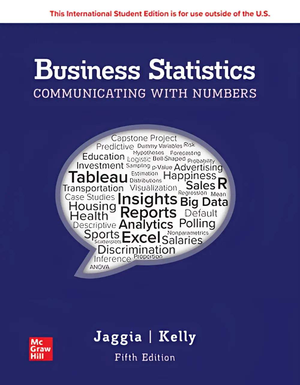 Blauw tekstboek business statistics communicating with numbers door jaggia en kelly vijfde editie voor communiceren met cijfers